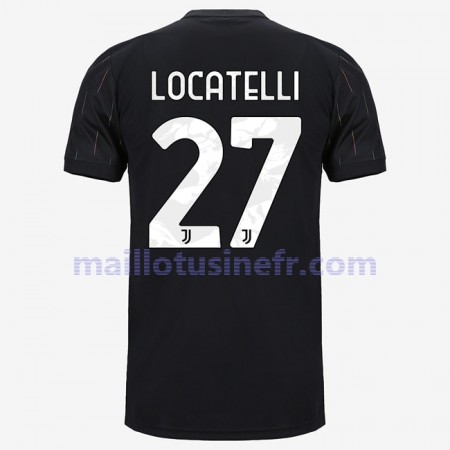 Maillot de Foot Juventus Manuel Locatelli 27 Extérieur 2021-22 Maillot de Foot Juventus Manuel Locatelli 27 Extérieur 2021-22